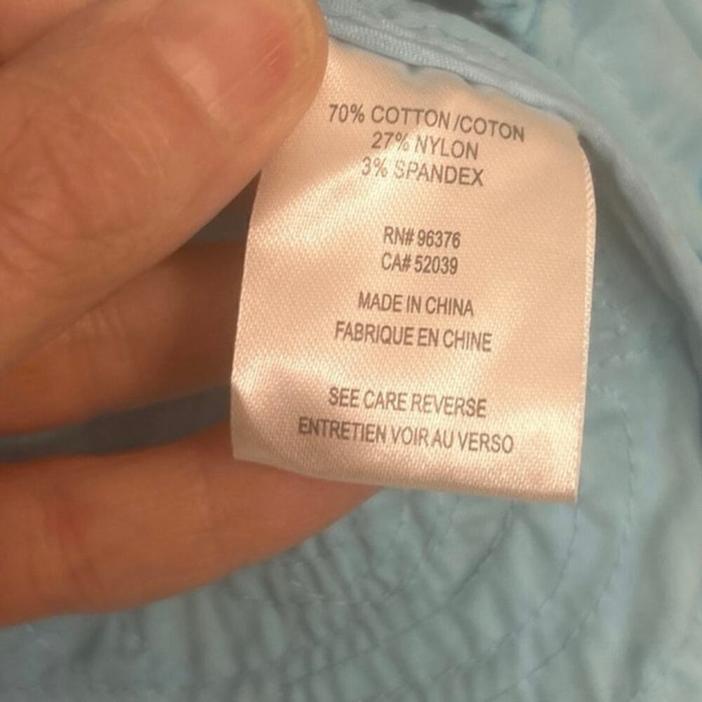 Samuel Dong Textured Full Zip Jacket Tiffany Blue… - image 6